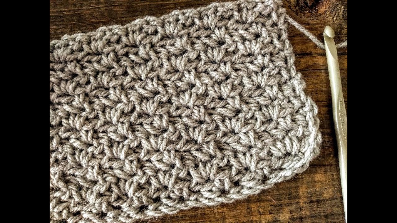 Puntada crochet fácil y rápida: Punto Zarzo