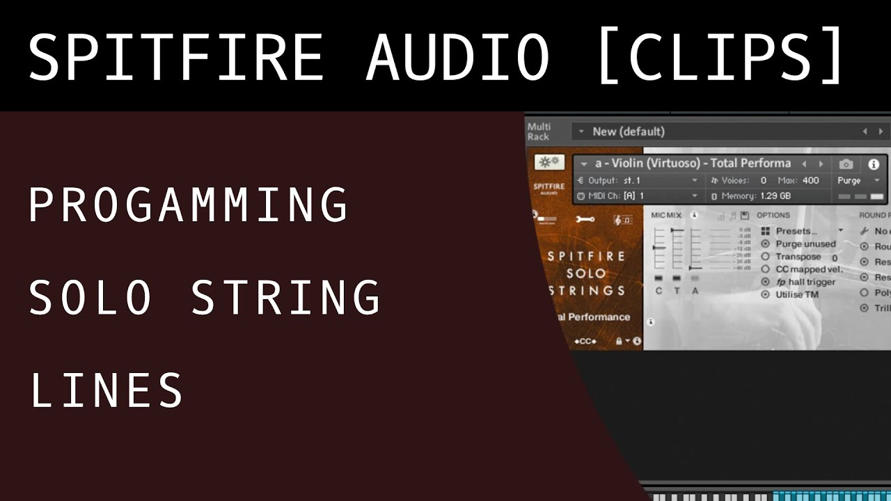 Programming Solo Strings Lines