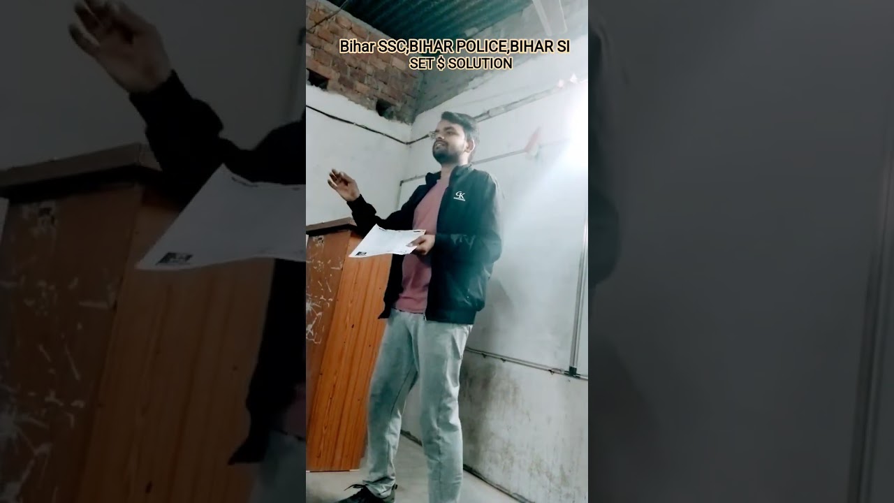 BIHAR SSC,BIHAR POLICE,BIHAR SI,SET $SOLUTION