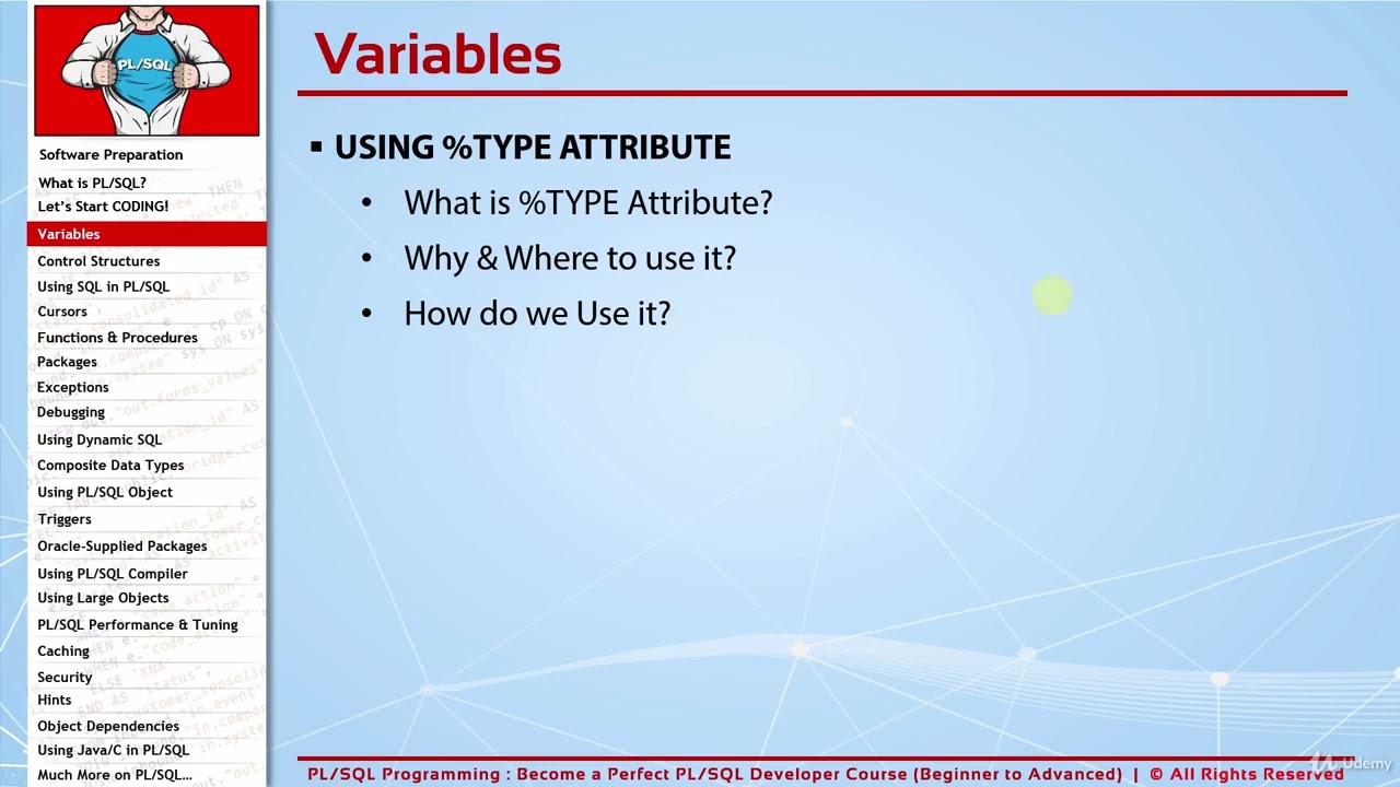 16. Using %TYPE Attribute
