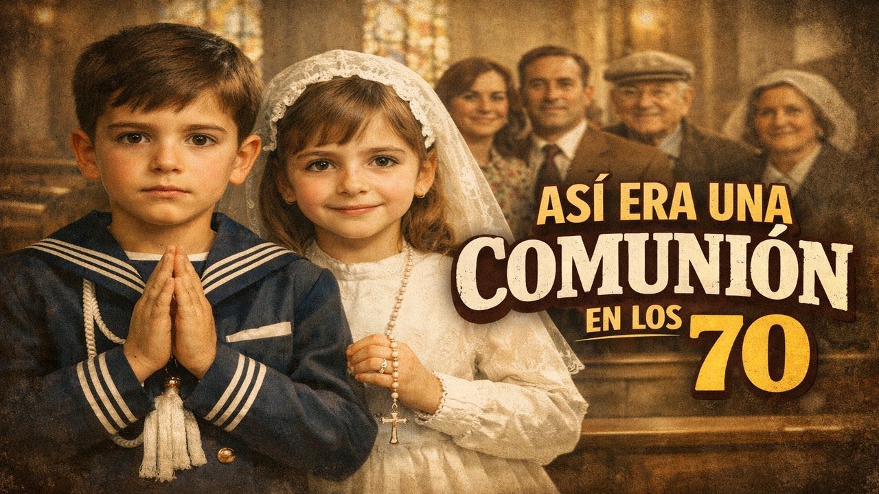 Cómo Eran las PRIMERAS COMUNIONES en la España de los AÑOS 70