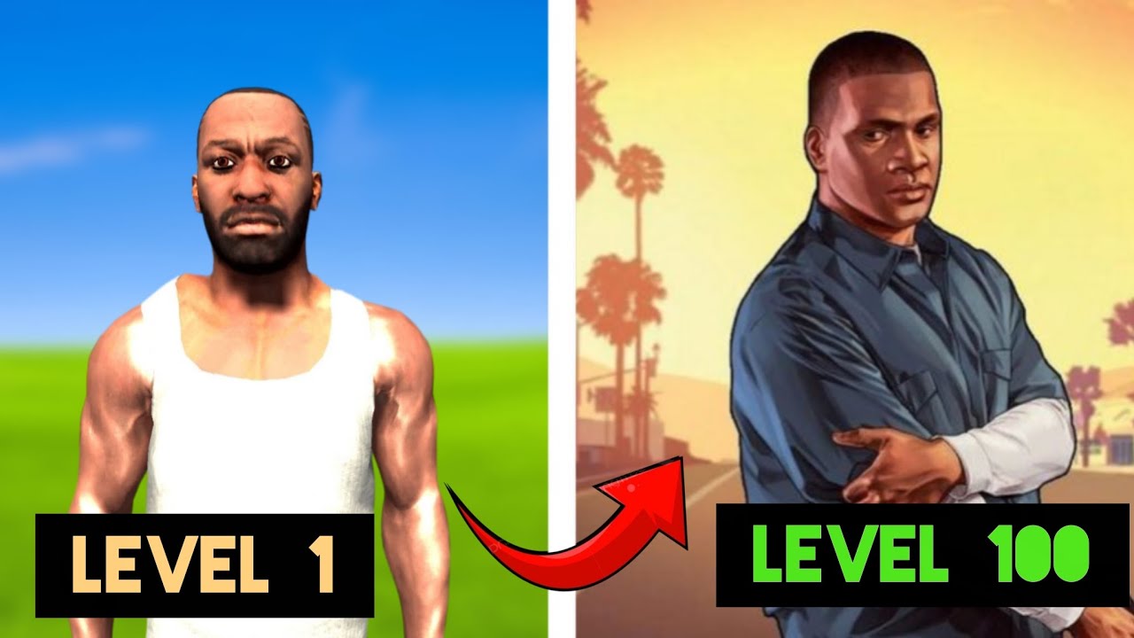  I Played Level 1To Level 100 GTA5 Games || 🤨 on mobile 