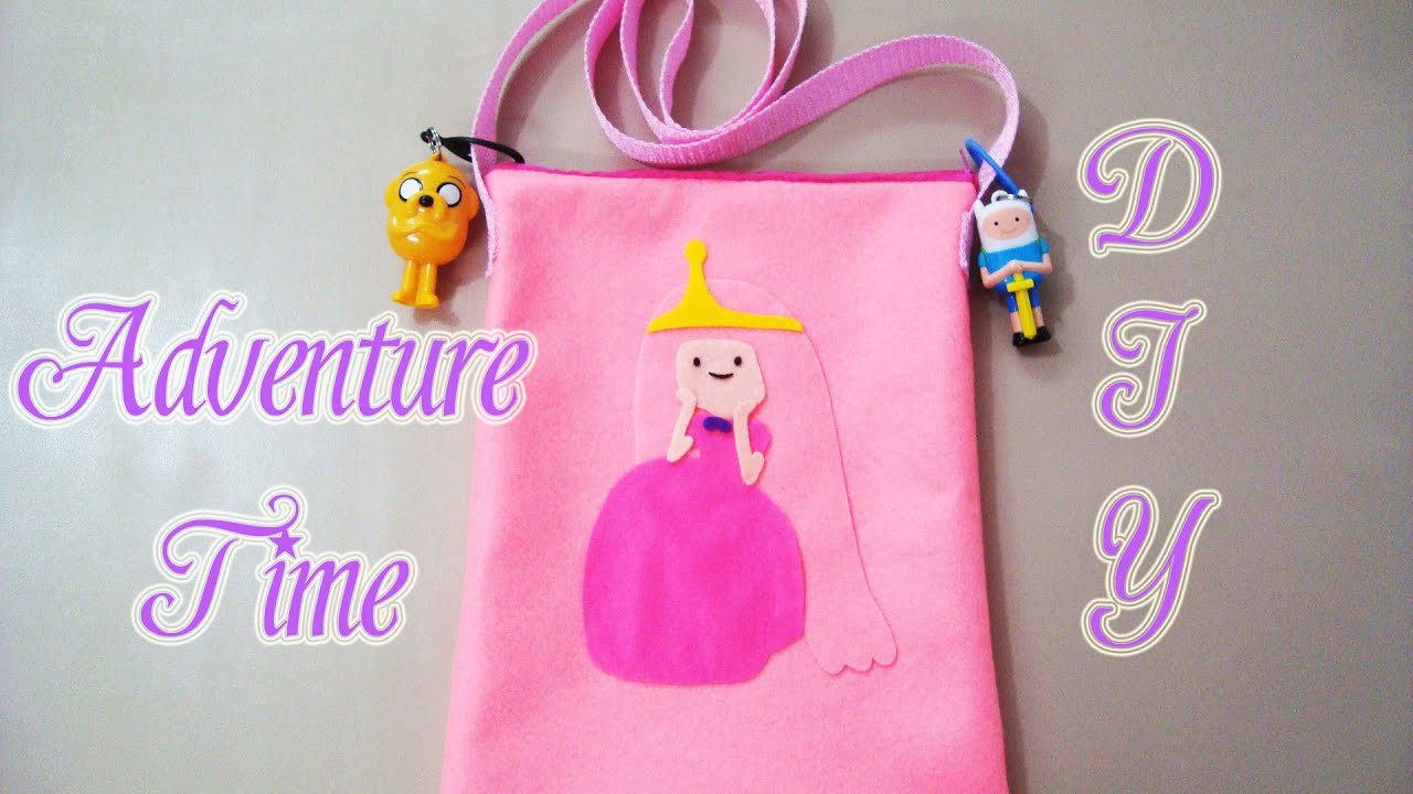 BOLSO DE LA DULCE PRINCESA | ADVENTURE TIME / HORA DE AVENTURA | DIY | MANUALIDADES - YuureYCrafts