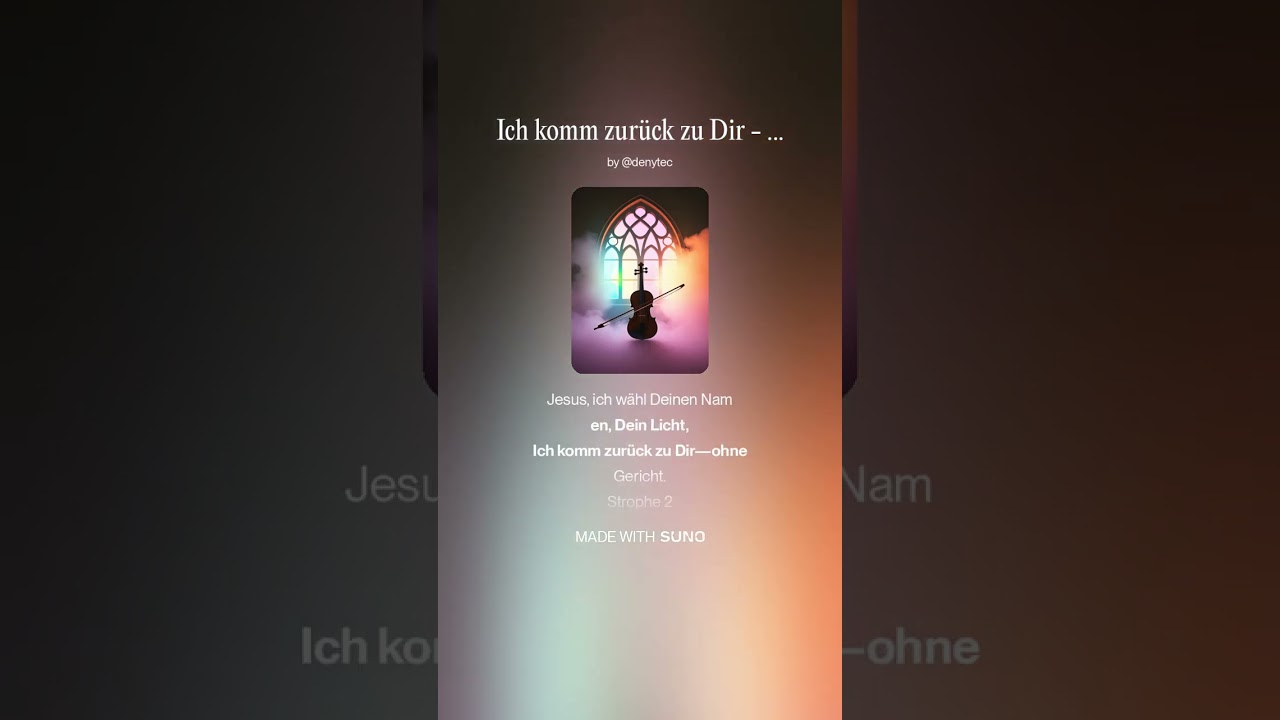 Ich komm zurück zu Dir -Dentyec l 