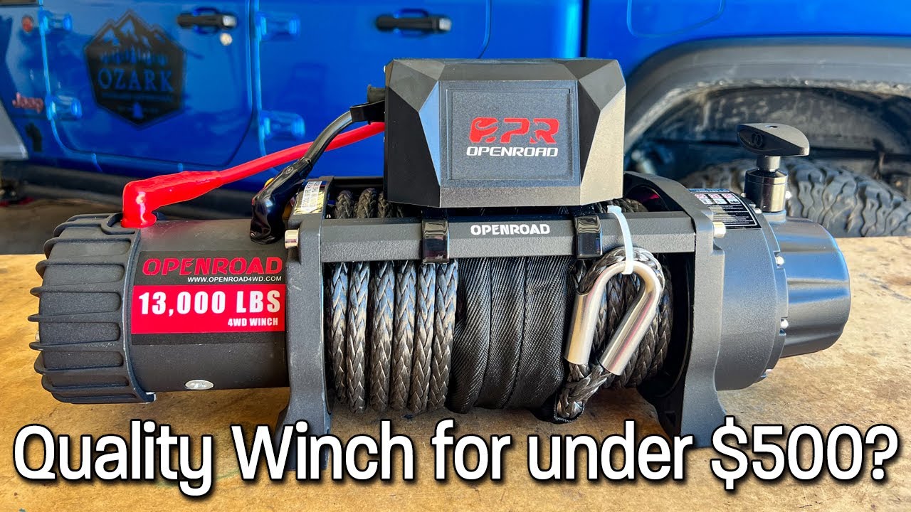 Can You Get a Quality Winch for Under $500? OpenRoad 4WD Panther Series 2s Plus