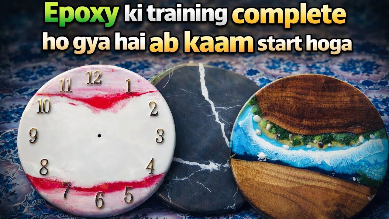 Resin work startup 🌍 || Ab mera training complete ho gya 😎