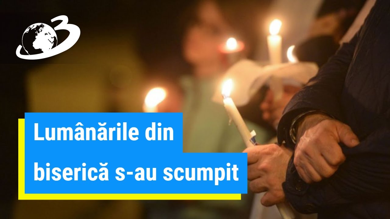 Lumânările din biserică s-au scumpit