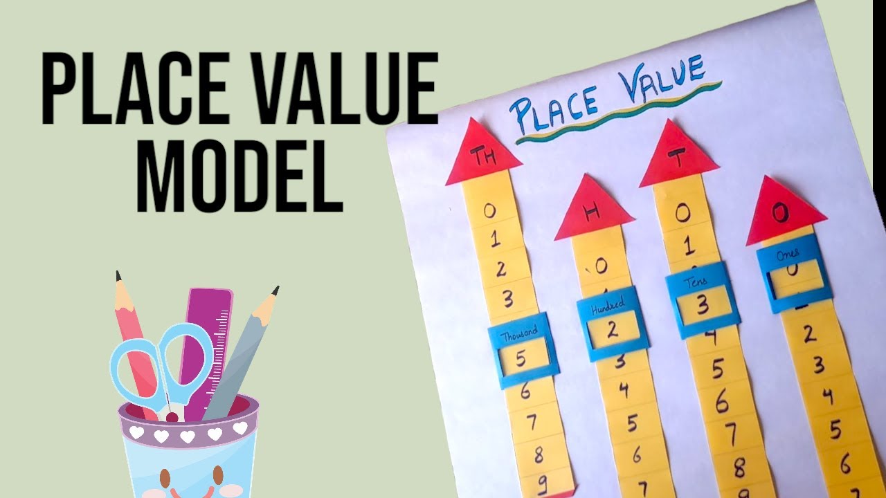 How to make place value model |Maths model
