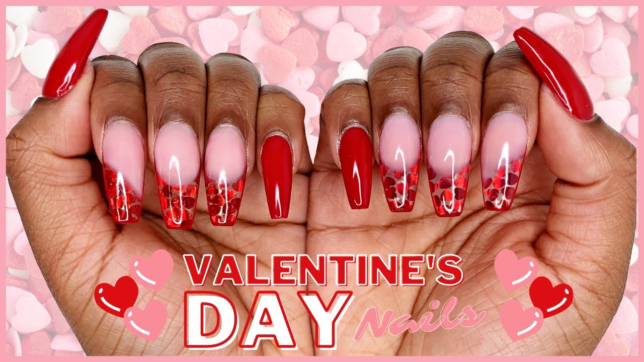 VALENTINE'S DAY NAILS ❤️ | Trying Madam Glam's Builder gel! 😱