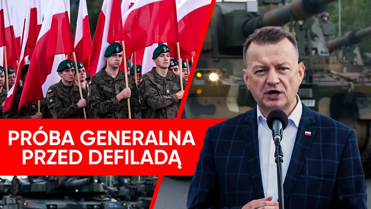 Próba generalna wielkiej defilady Wojska Polskiego. Błaszczak: Kraby, himarsy, abramsy, F-35, FA-50