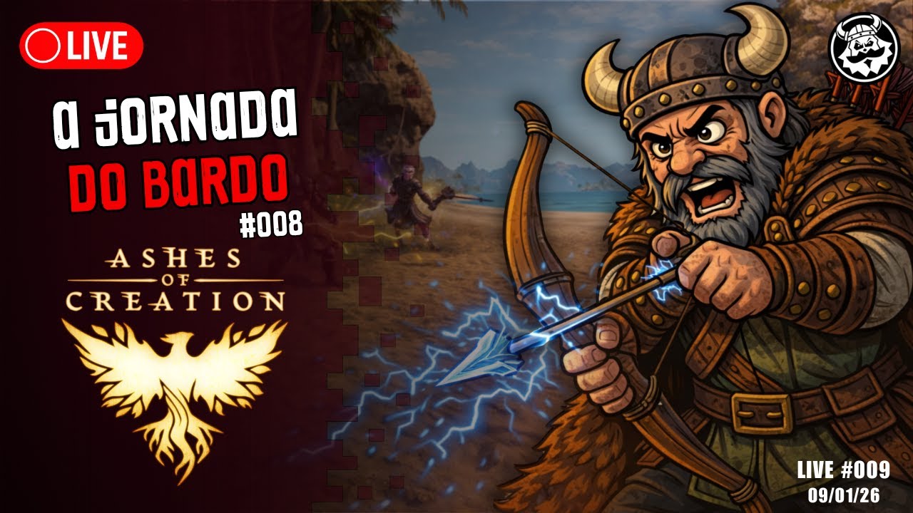 Entre Canções e Batalhas – A Jornada do Bardo em Ashes of Creation 008 #AshesOfCreation