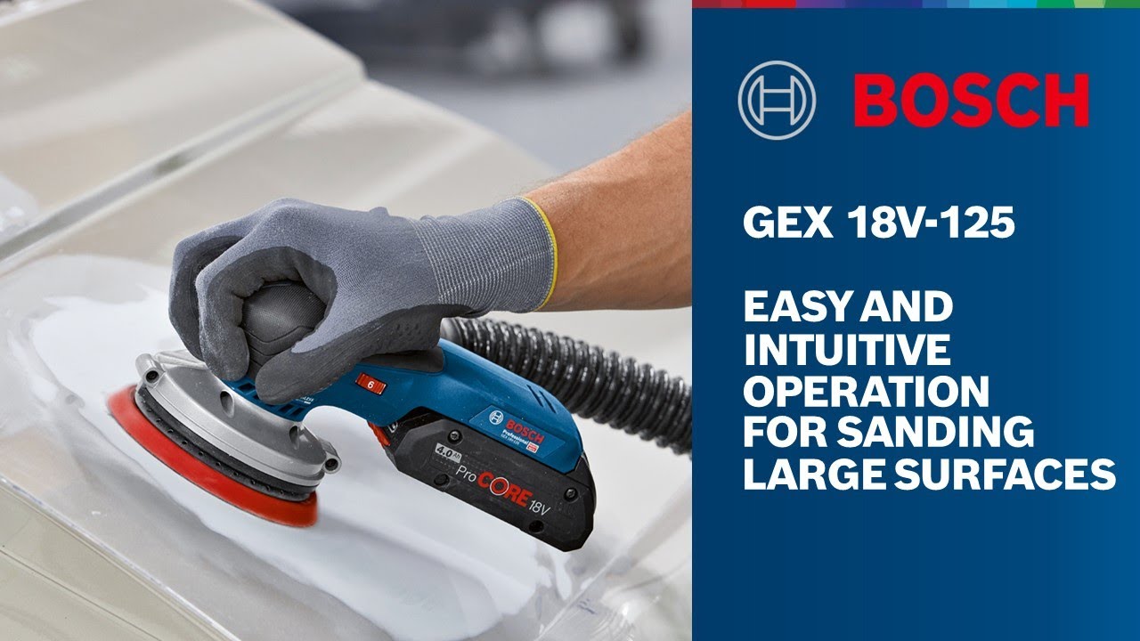 Bosch GEX 18V-125 Professional Cordless Random Orbit Sander