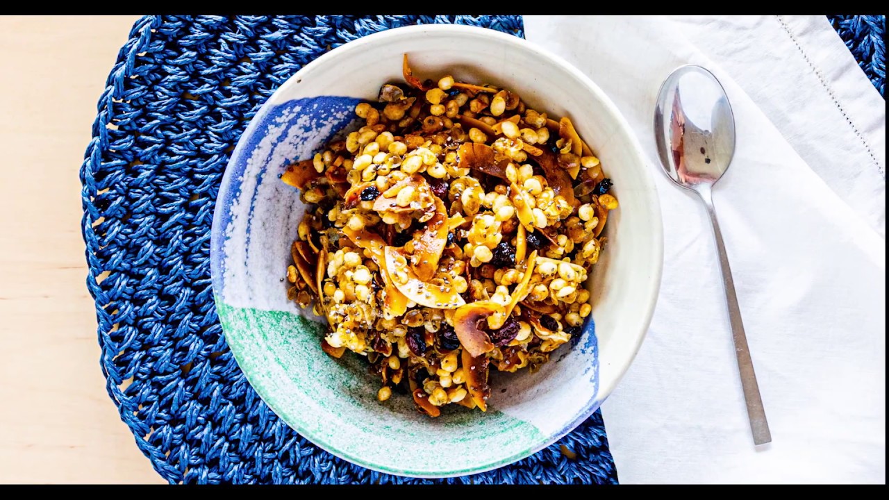 Toasted Granola with Brown Rice Flakes (GF)