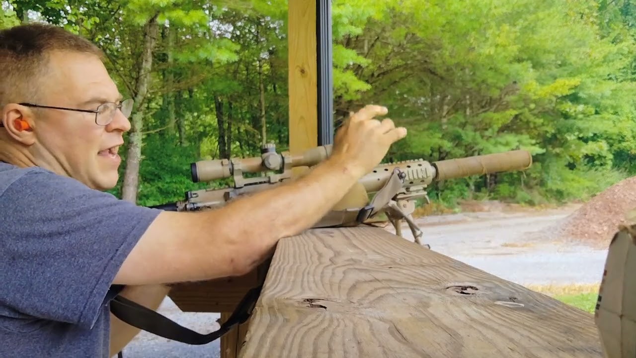 Mk12 Mod H (Holland) quick n dirty overview and medium range shots on NRA Steel.