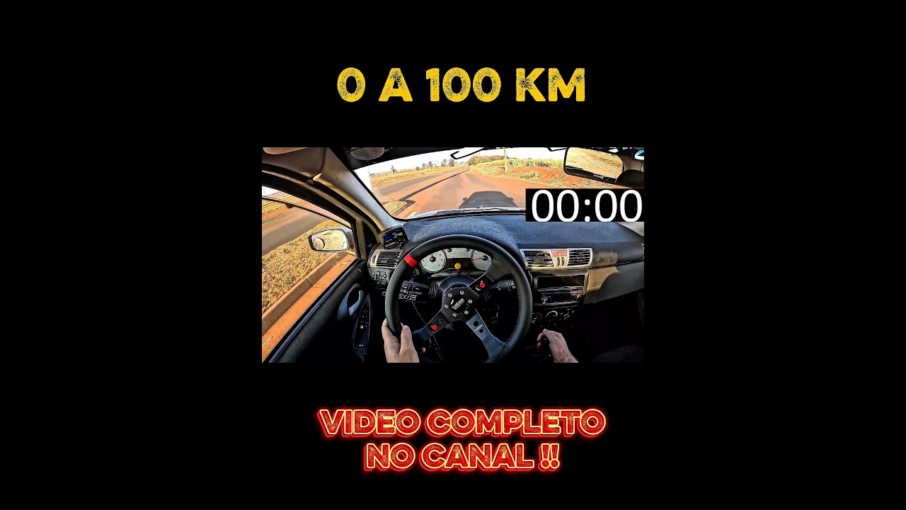 0 a 100 km fiat stilo 1.8 8v , quanto virou?? #stilo #shorts #acelerando #teste