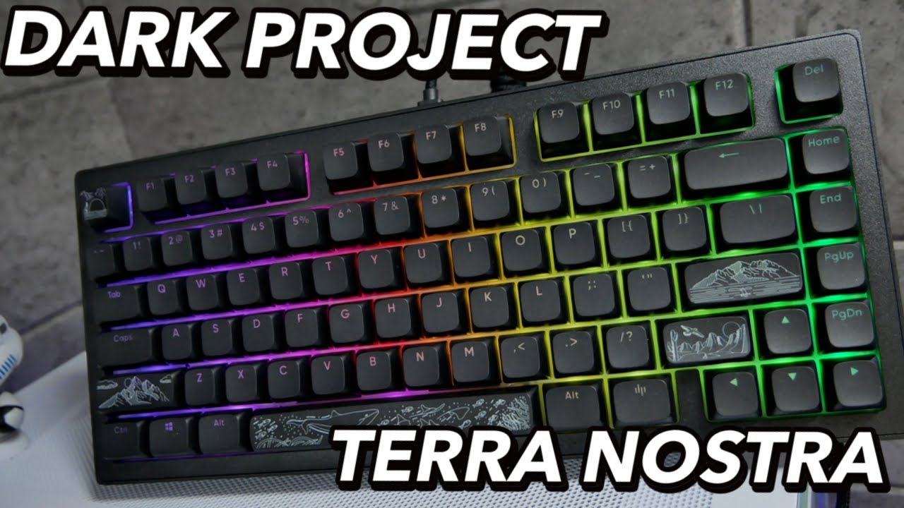 Solidna klawiatura mechaniczna w formacie 75% z dobrymi przełącznikami - Dark Project Terra Nostra