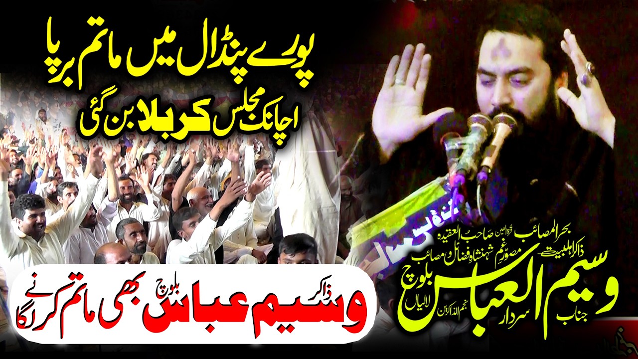 Zakir Waseem Abbas Baloch | Shahadat Hazrat Imam Hussain (as) New Majlis 2026