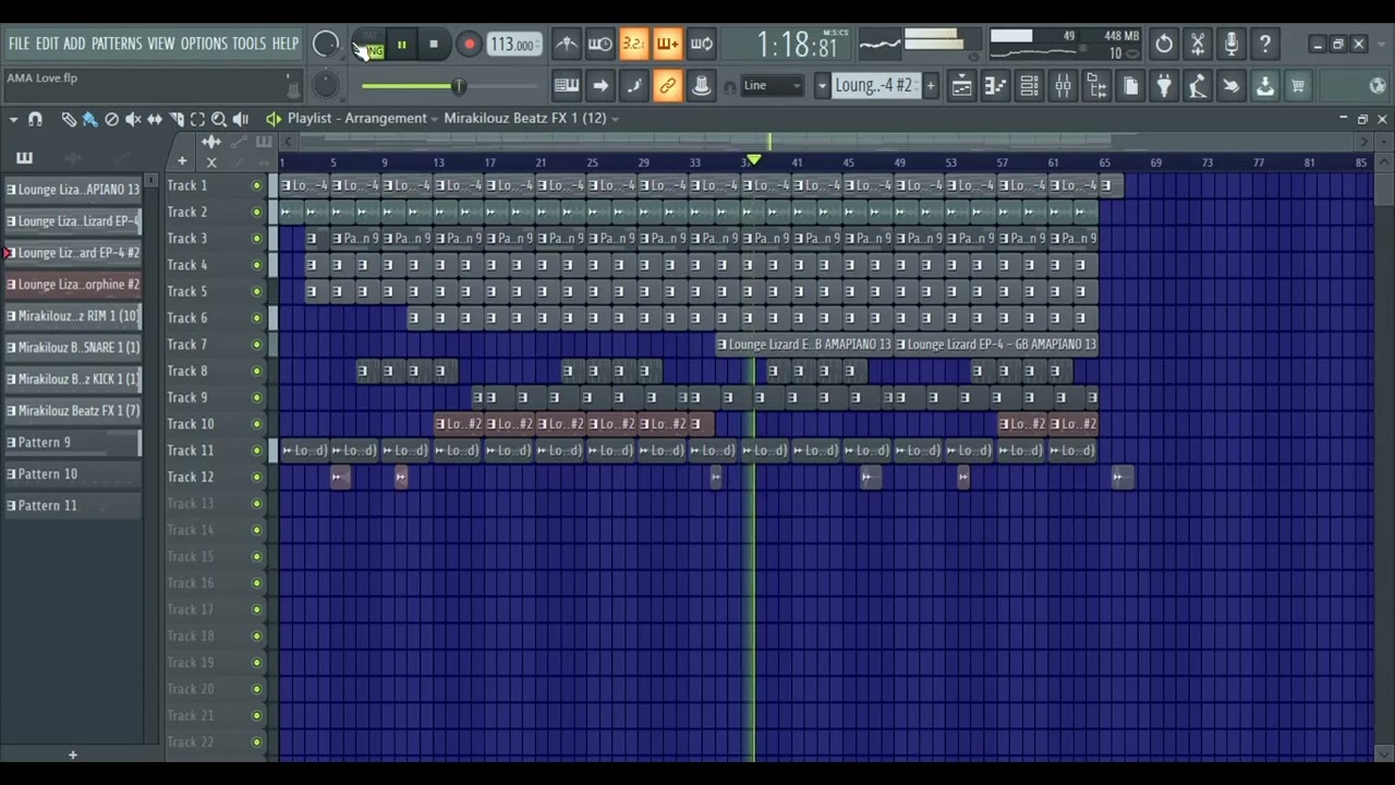 Amapiano beat in FL STUDIO #amapiano #flstudio #musicproducer #fyp 