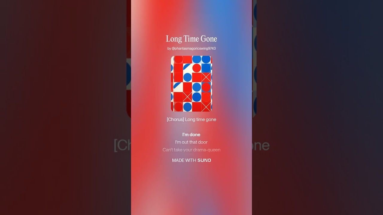 Manic Lullaby Long Time Gone