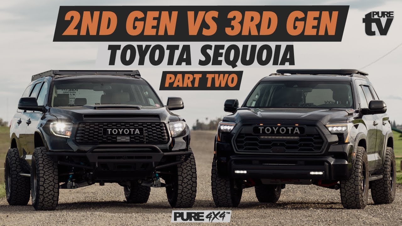 Which Toyota Sequoia is Better? Part 2 | 3rd Gen vs 2nd Gen Walk Around and Comparisons | PURE 4x4