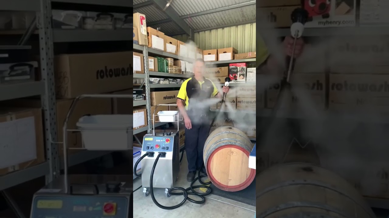 Cleaning a wine barrel -  Why wine barrel cleaning is important