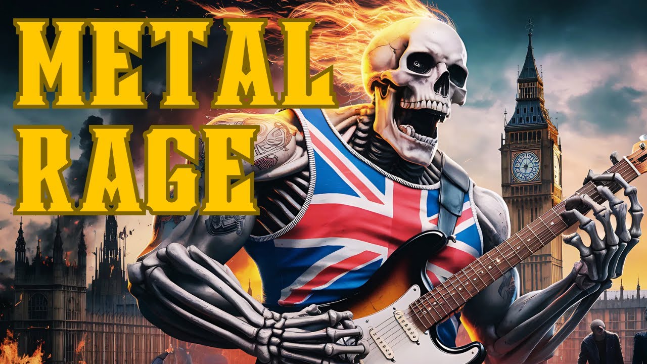 🔥Amp UP Your Work and Play: British Heavy Metal Playlist BGM 🤘💪