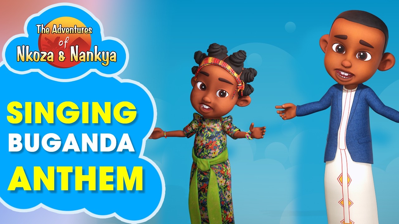 Buganda National Anthem by Ganda Boys ~ Nkoza & Nankya Singing Ekitibwa kya Buganda ~ Kids Songs