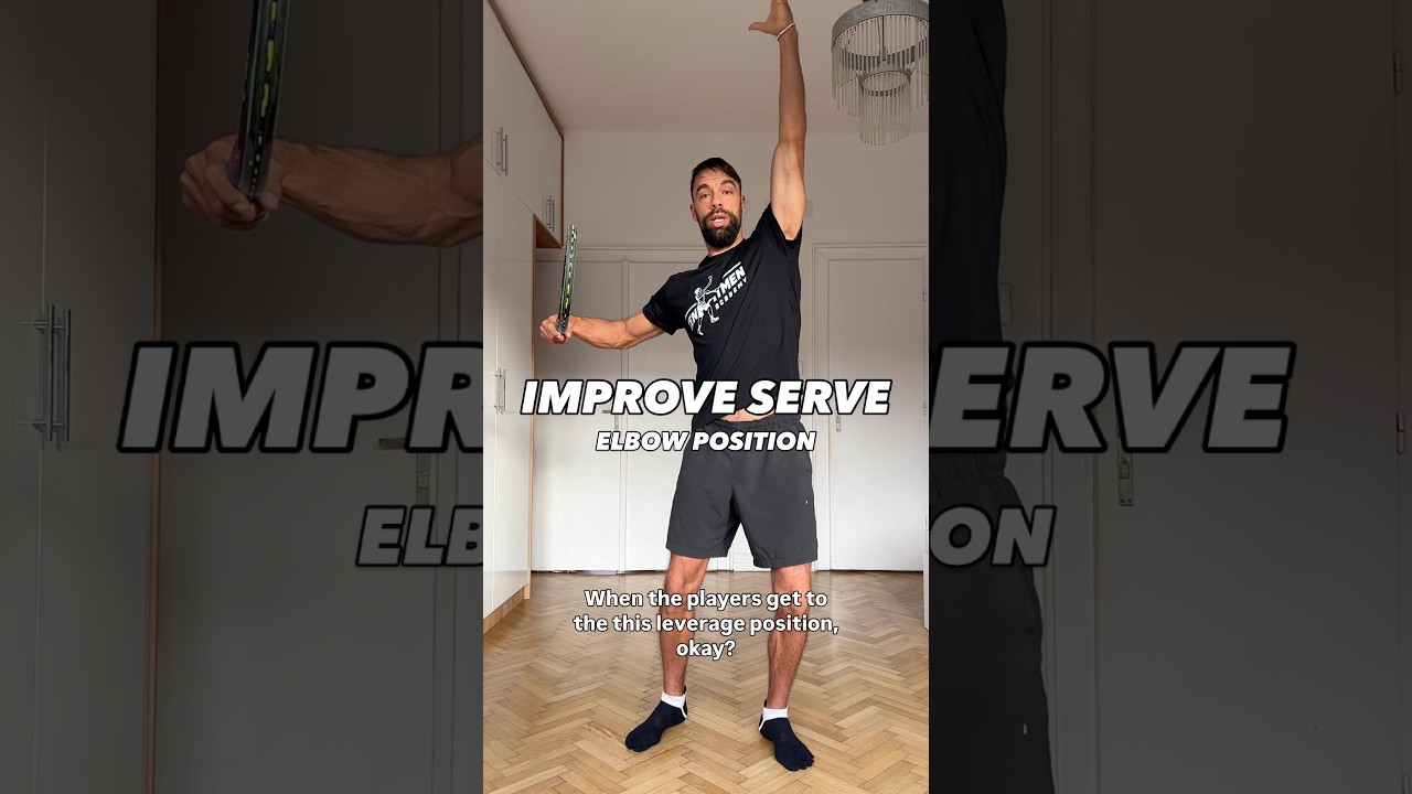 IMPROVE SERVE - ELBOW POSITION!👌 