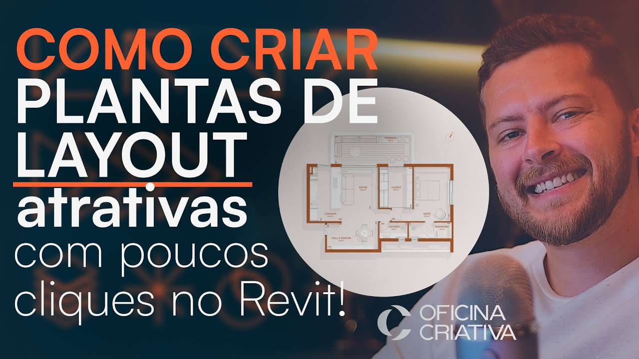 Como criar PLANTAS DE LAYOUT atrativas em poucos cliques no Revit - Modelos de Vista