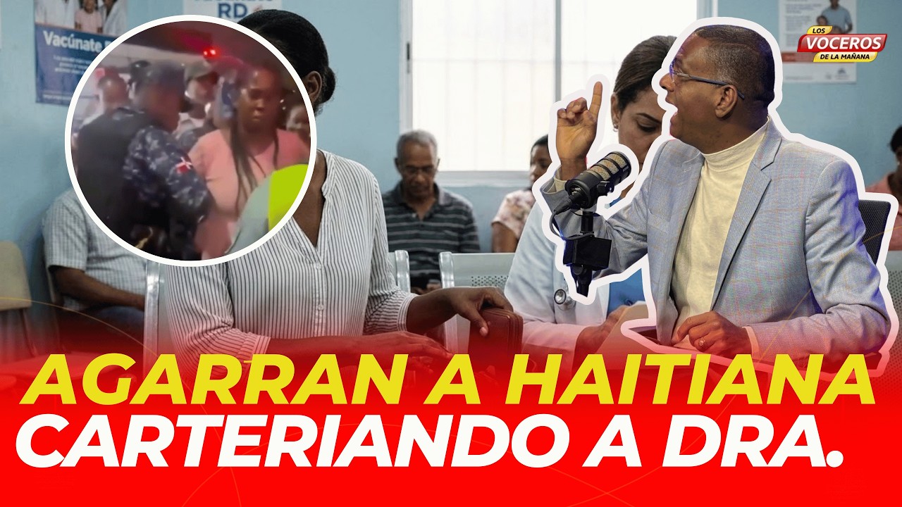 AGARRAN A HAITIANA ROBANDO A UNA DOCTORA EN VILLA MELLA