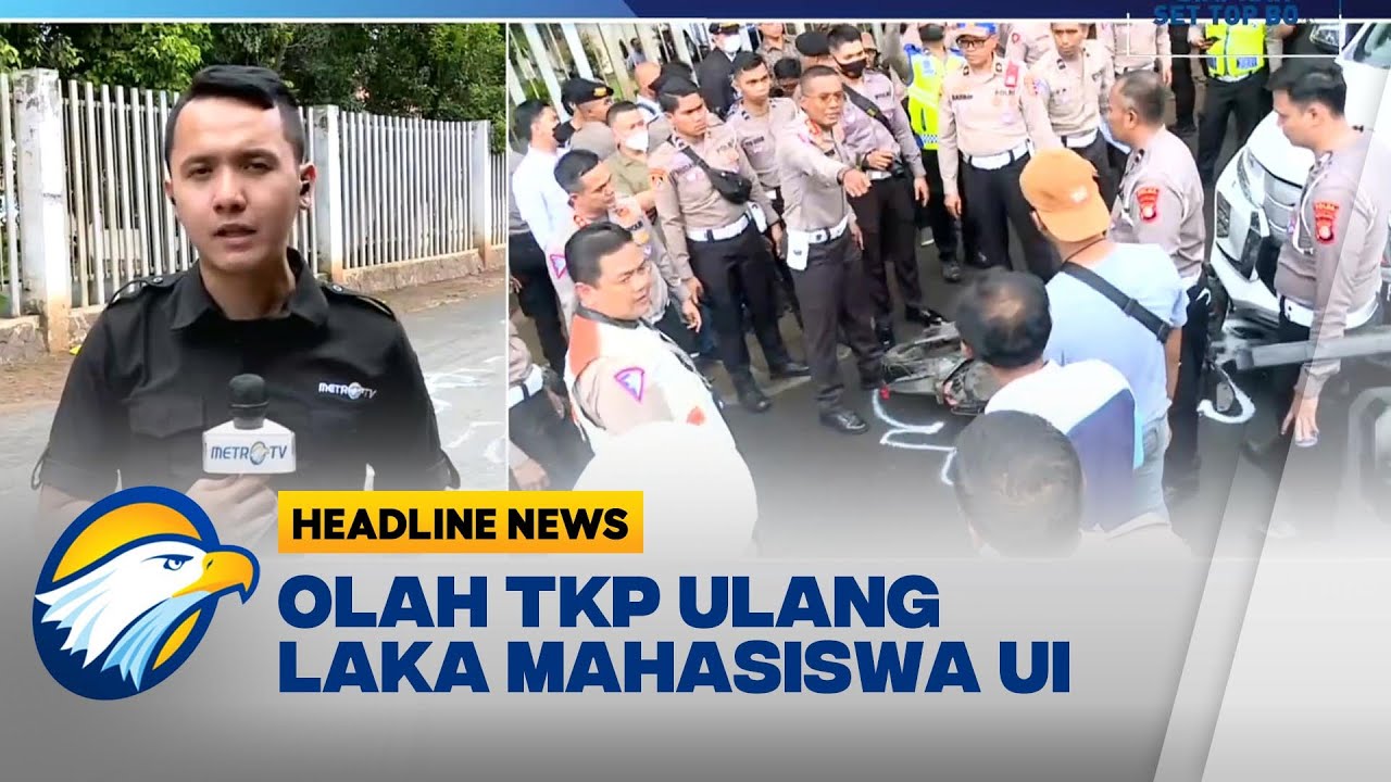 Olah TKP Ulang Kecelakaan Mahasiswa UI Hadirkan Saksi dan Pakar