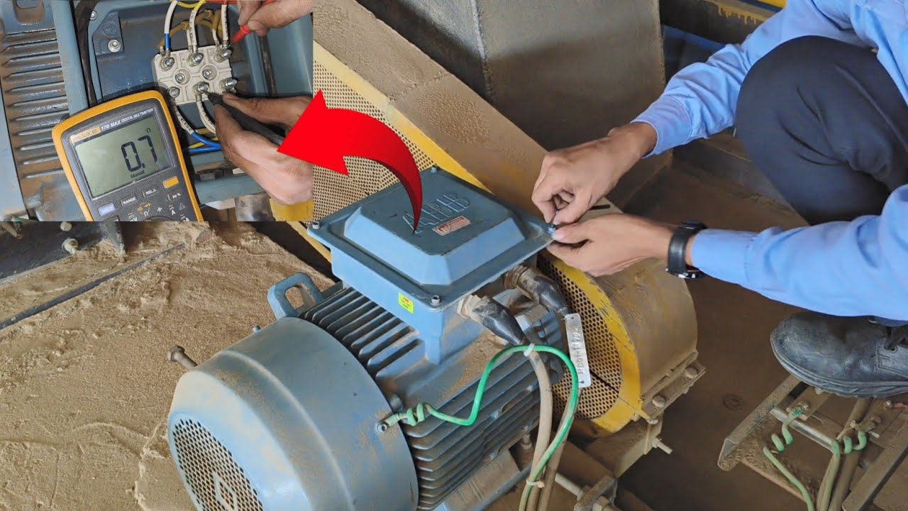 Star delta Motor winding Resistance kaise check karte hai , U1U2 V1V2 W1W2 .