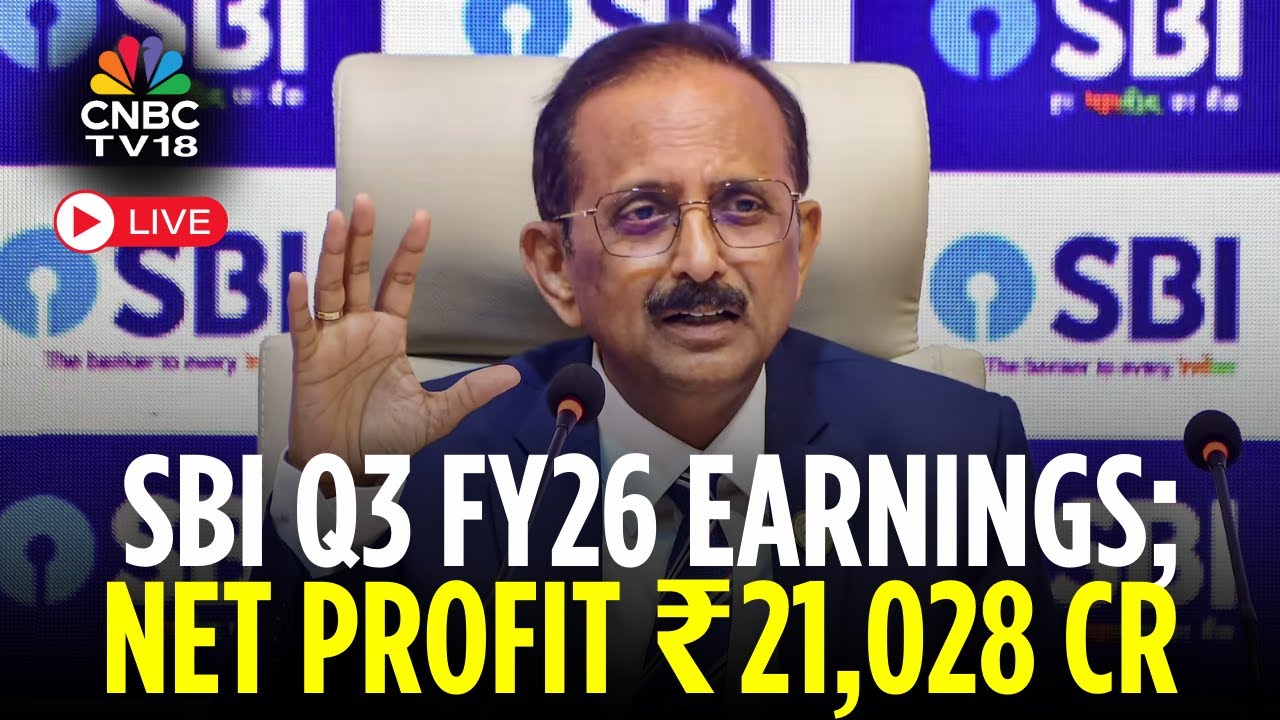 LIVE | SBI Q3 Profit Up 24.5% On Yearly Basis, Net Profit ₹21,028 Crore | SBI Q3FY26 Earnings | N18L