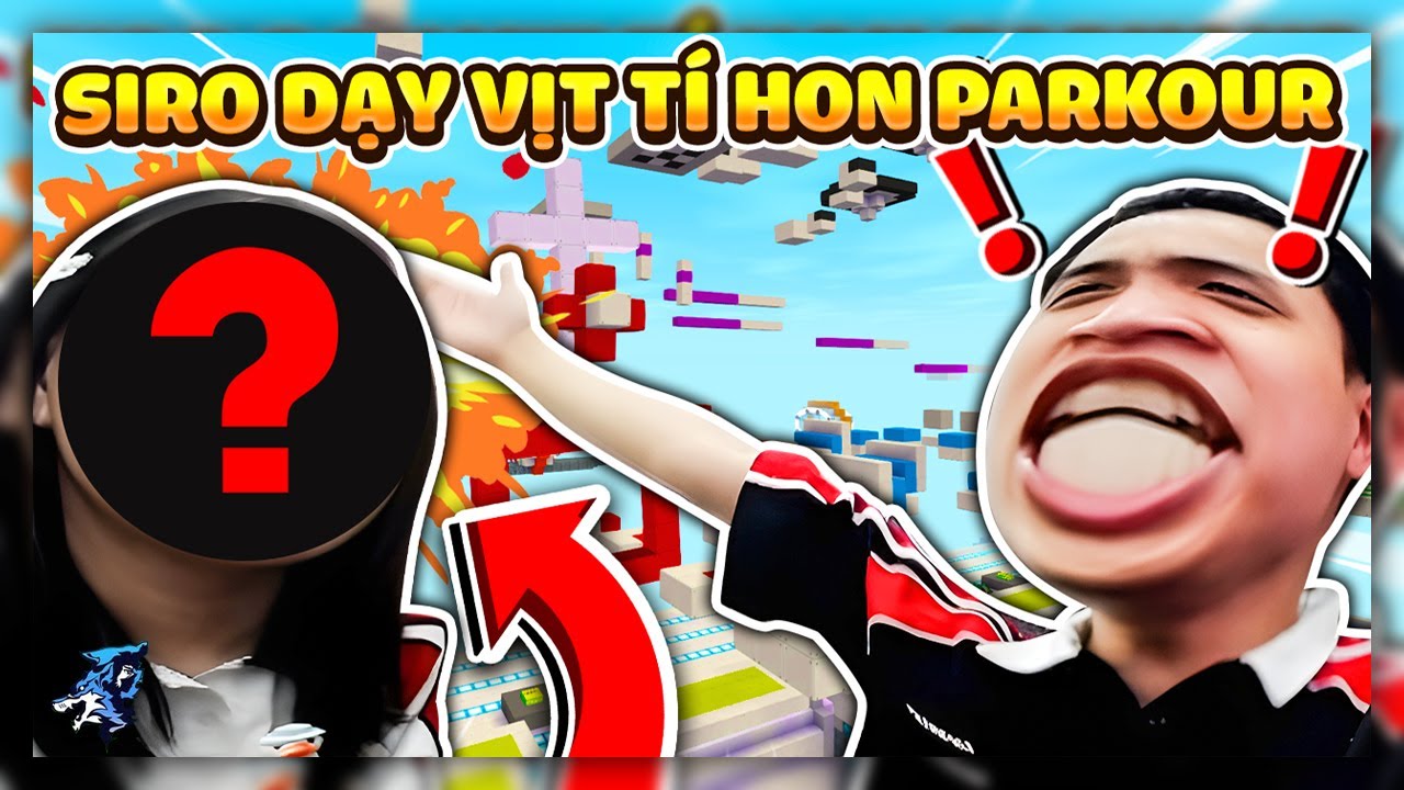 Siro Bất Lực Dạy Vịt Tí Hon Parkour Trong Mini World ! Pro Vẫn Bó Tay Với Bà Noob Này