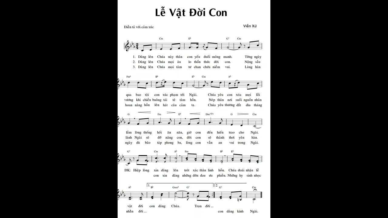 Lễ Vật Đời Con || Viễn Xứ ( Dâng Lễ Mùa Chay )