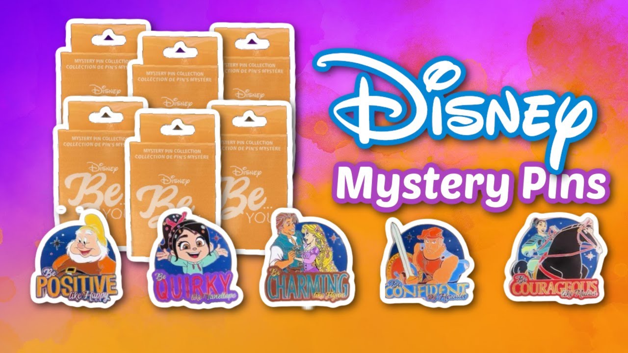 DISNEY MYSTERY PIN UNBOXING ✨🏆✨ Be You Disney Mystery Pins