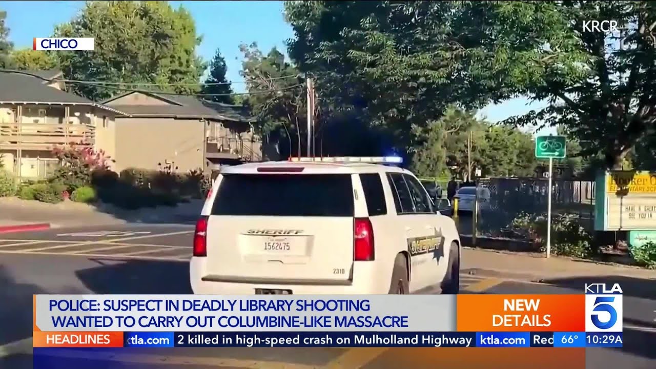 California library shooter aimed to commit Columbine-style &lsquo;massacre,&rsquo; police say
