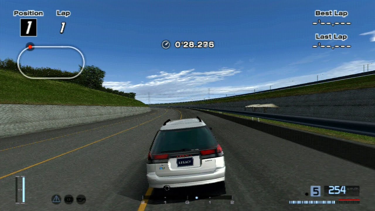 (2'26.556) Subaru LEGACY Touring Wagon GT-B '96 - Gran Turismo 4 - Test Course - Time Trial