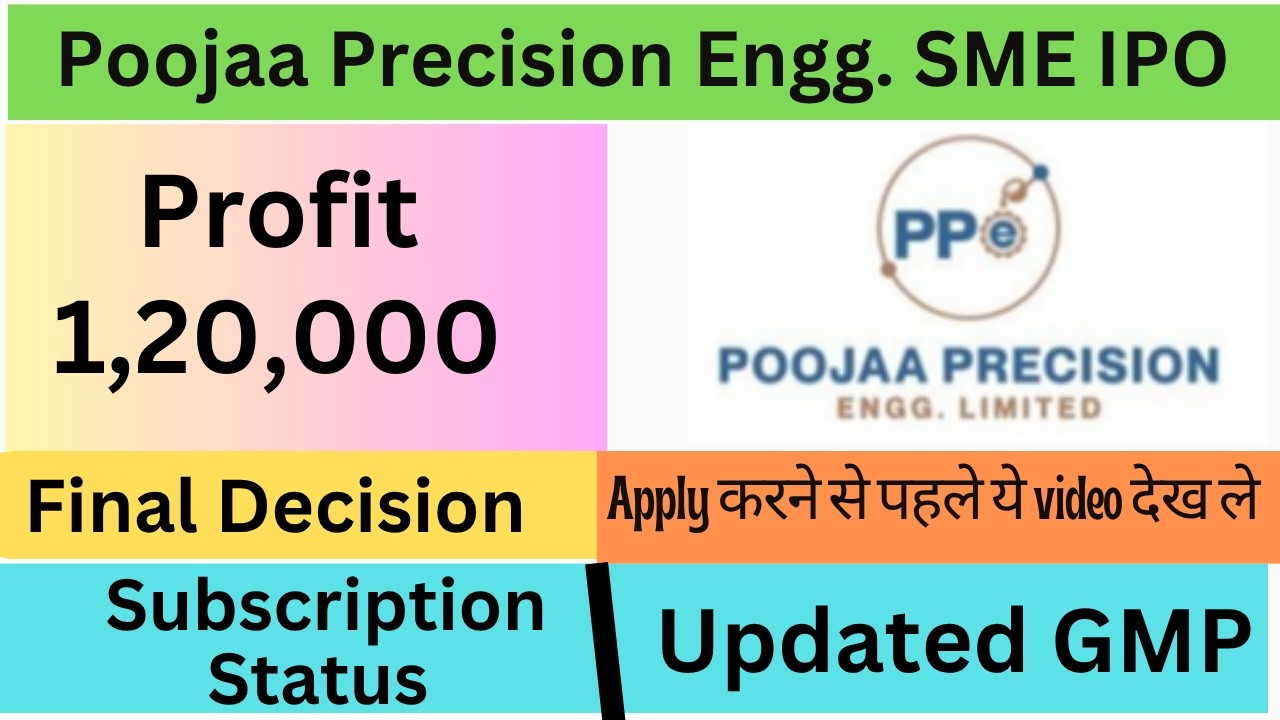 Poojaa Precision Engg IPO I Poojaa Precision IPO I Poojaa Precision IPO Review I Poojaa Precision