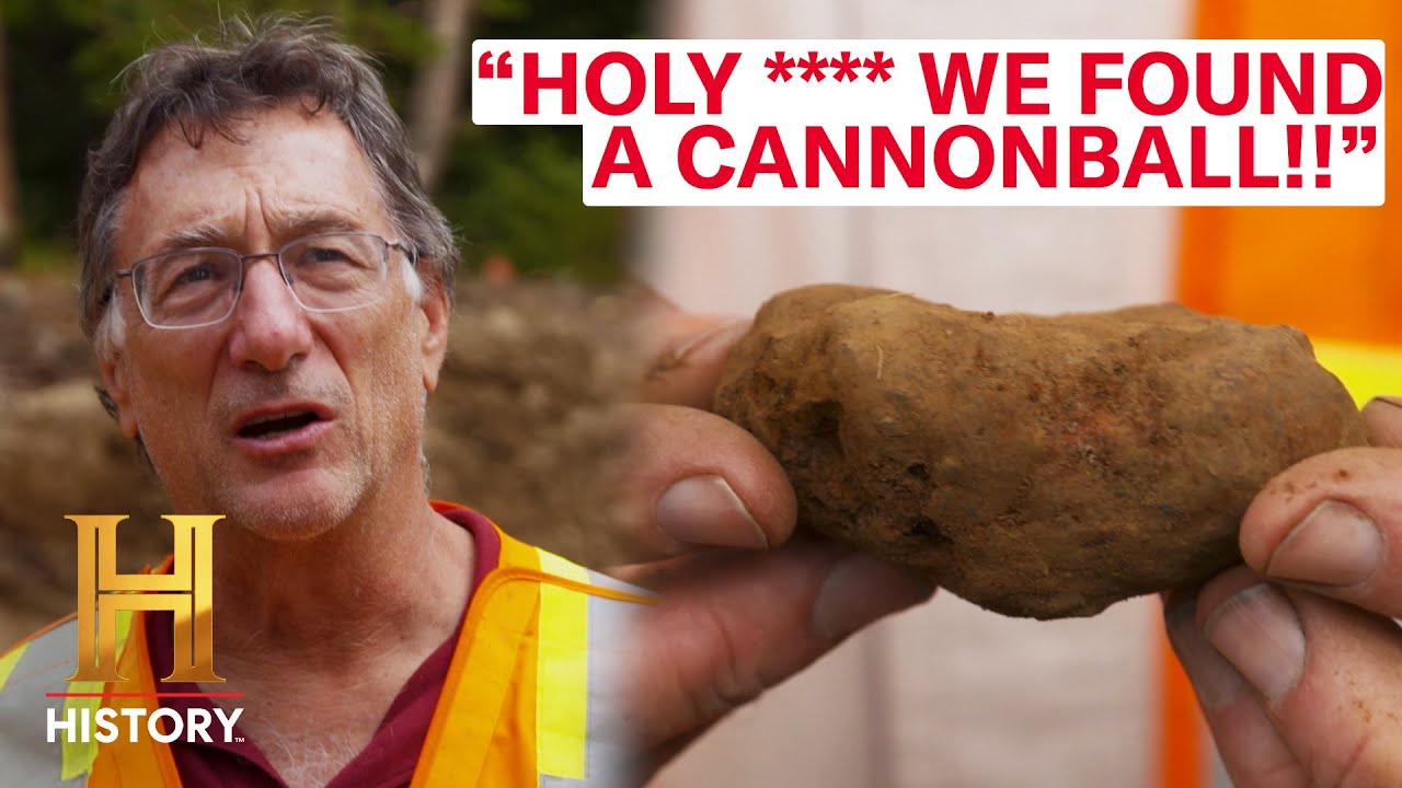 The Curse of Oak Island: 18th Century Glass Found DEEP in Quadrilateral (Season 10) | History