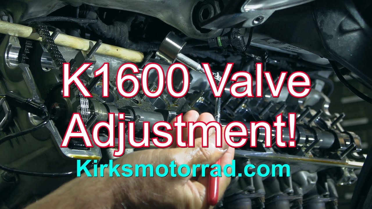 BMW K1600 Valve Adjustment