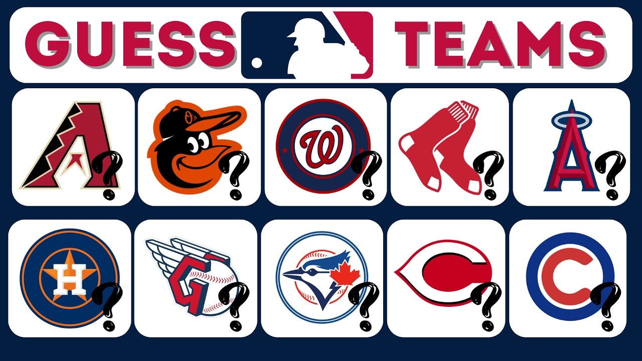 Guess 30 MLB Teams #mlb #baseball #logoquizchallenge #logoquiz
