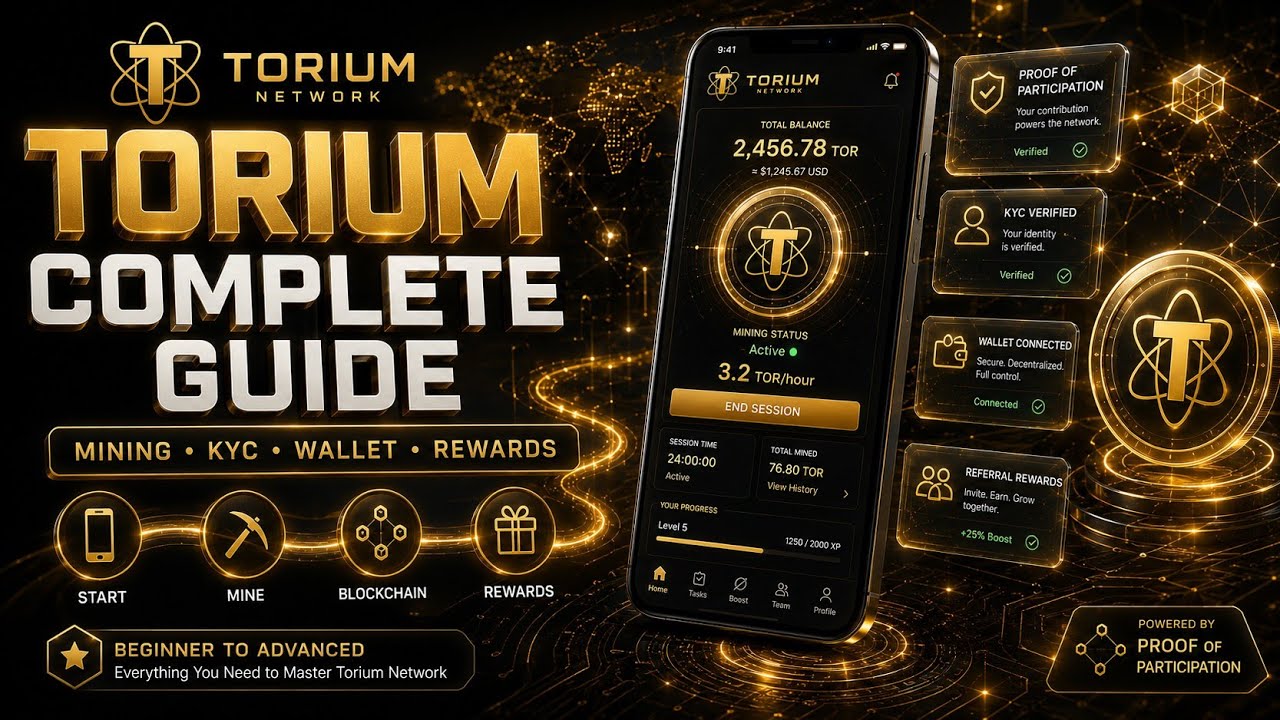 Torium Network | A project More than mining | Join Now