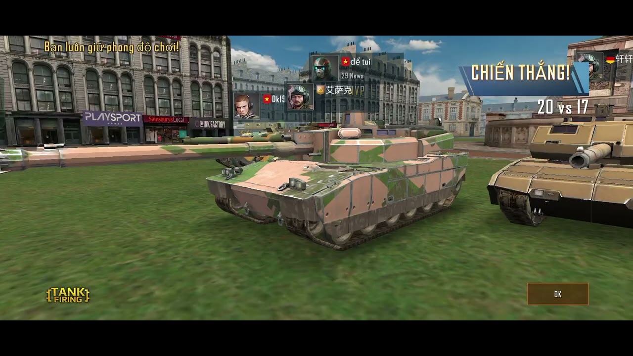 tank firing đối đầu với LECLERC T4 lv10