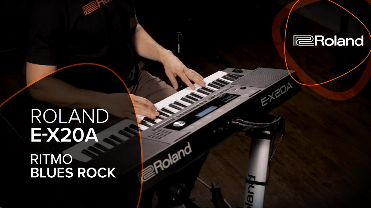 Roland E-X20A &ndash; Ritmo &ldquo;Blues Rock&rdquo; - Demonstra&ccedil;&atilde;o