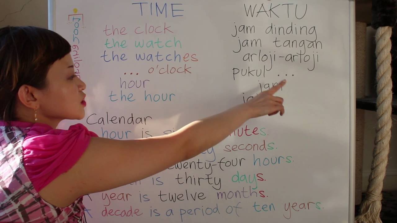 BELAJAR BAHASA INGGRIS #18 WAKTU 1.0 - TIME 1.0