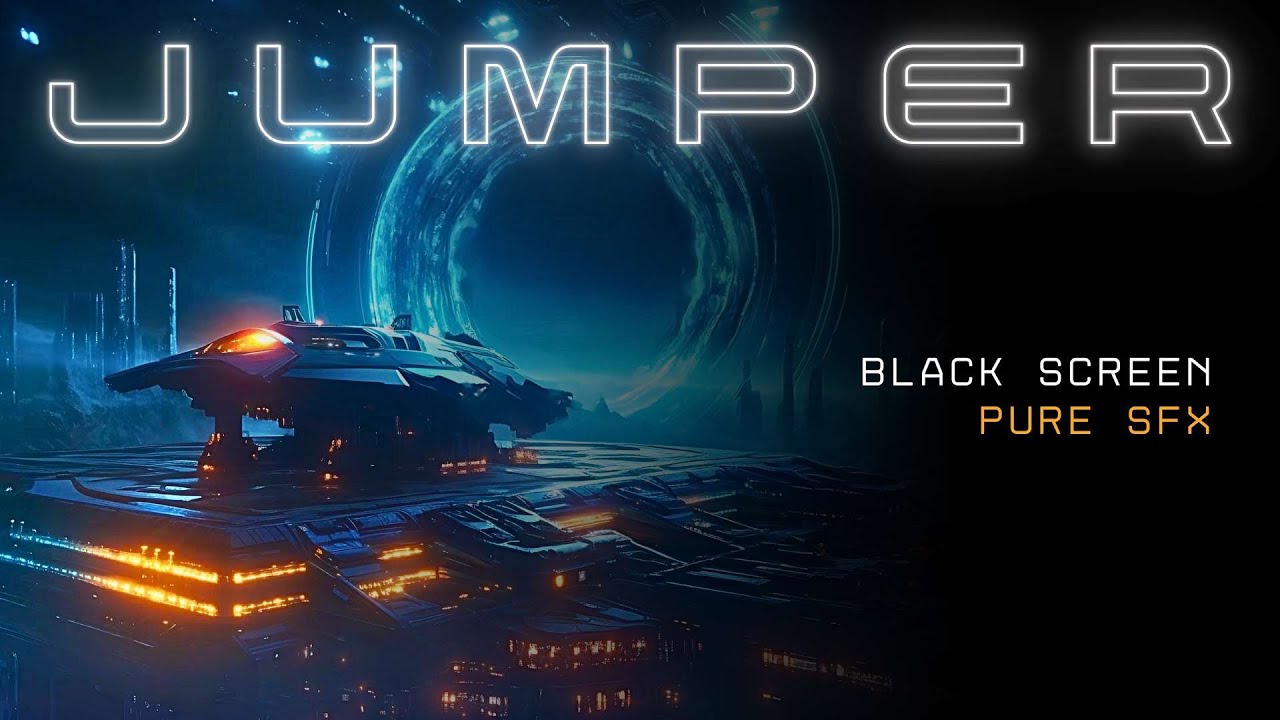 Portal Dock: Radio Chatter + Sci Fi SFX (No Music) &mdash; 8h Black Screen 🎧⬛