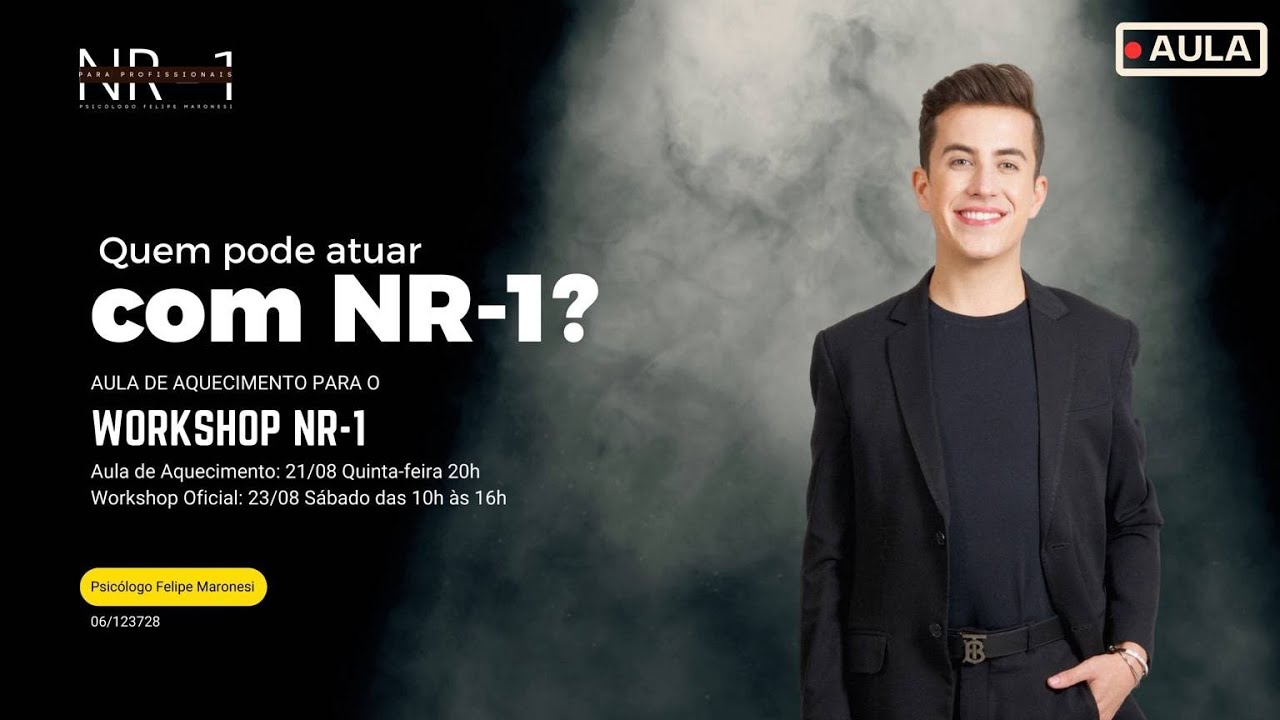 Quem pode atuar com NR-1?