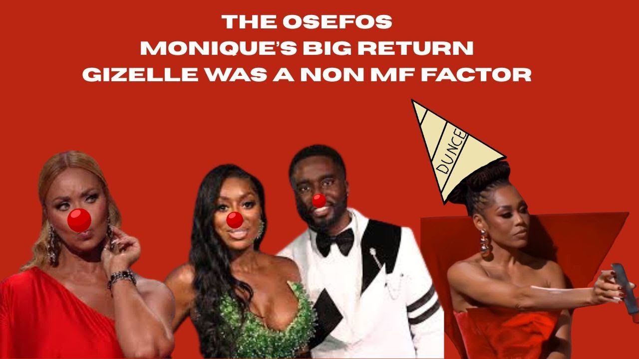 Osefo's update, Monique's big return, Gizelle being a non mf factor! #RHOP live chat