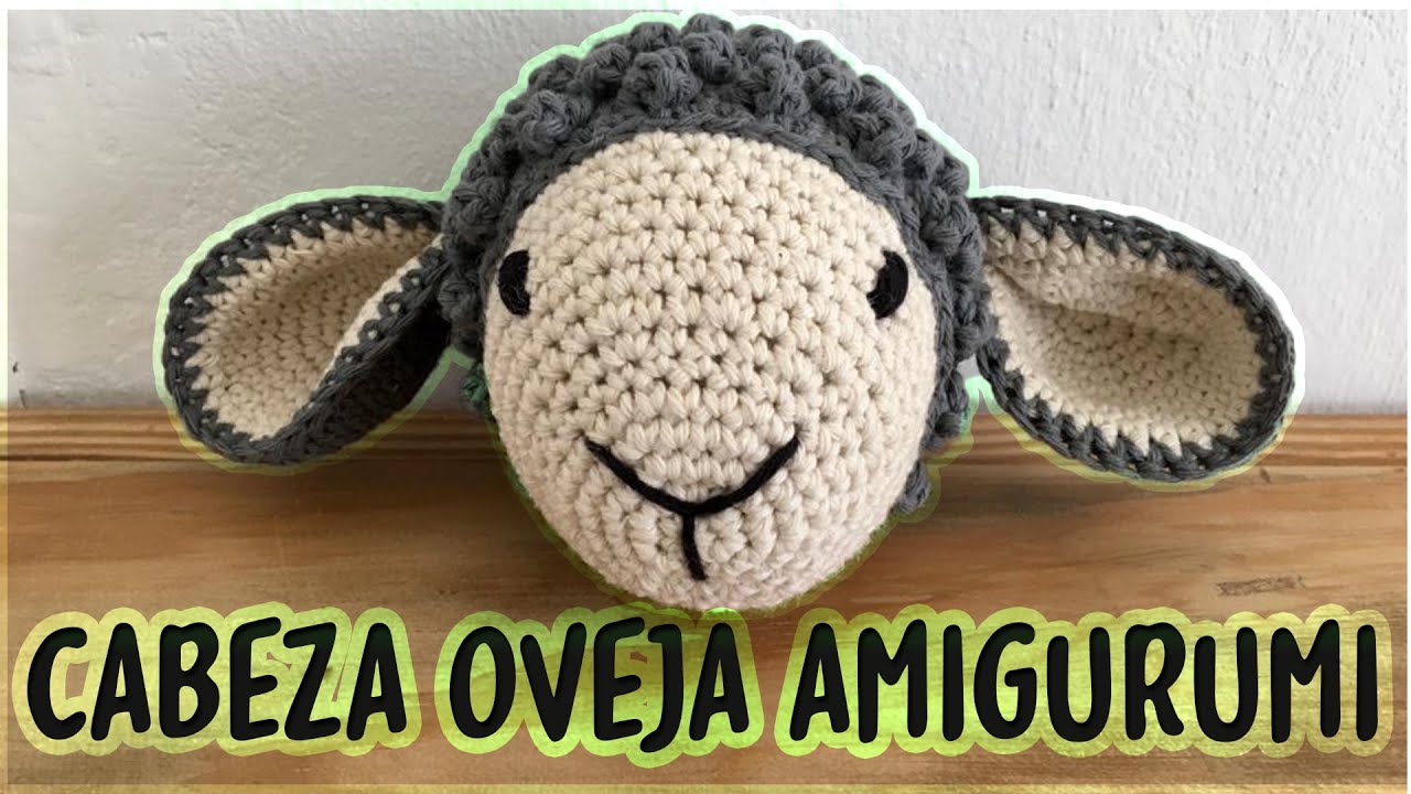 Oveja amigurumi cabeza 🐑⬆️ | Tutorial Tejido Crochet